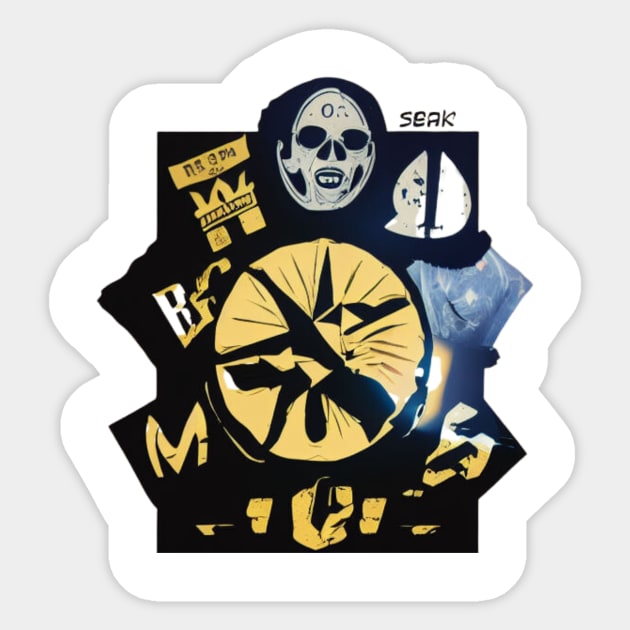 skull logo Sticker by Mcvipa⭐⭐⭐⭐⭐